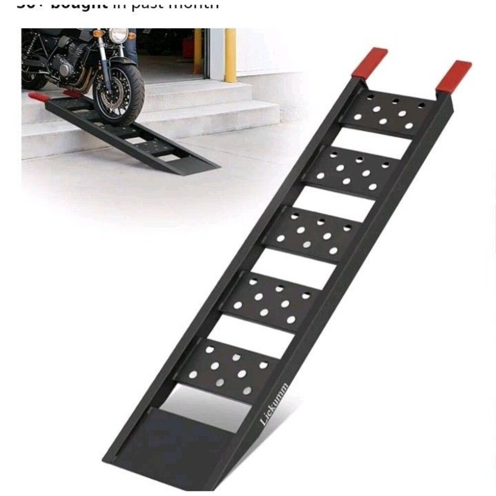 Motorcycle Ramp Liekumm With Manual 40"X 9" Heavy Duty One Ramp